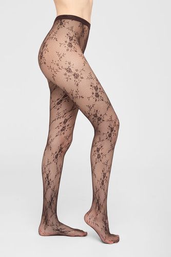 Floral Lace Tights Woman Size 1/2 - Calzedonia - Modalova