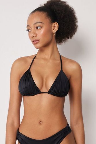 Shiny Satin Triangle Bikini Top Woman Size 1 - Calzedonia - Modalova