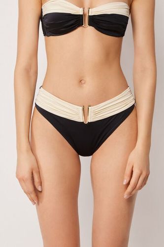 High-Rise Swimsuit Bottom Elegant Bicolor Woman Size S - Calzedonia - Modalova