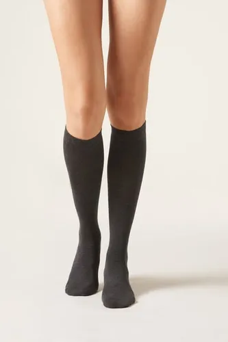 Tall Wool and cotton socks Woman Size TU - Calzedonia - Modalova