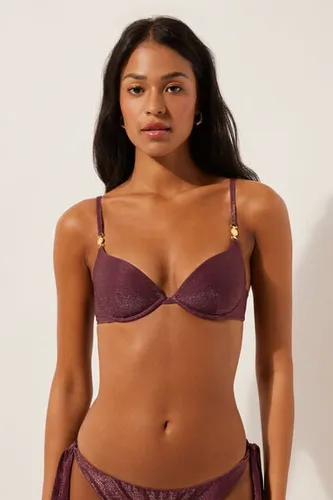 Padded Push-Up Swimsuit Top Golden Glow Woman Size 4 - Calzedonia - Modalova