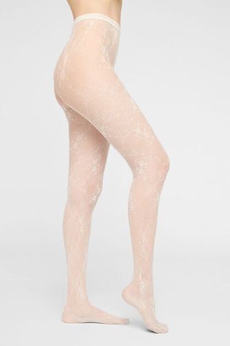 Floral Lace Tights Woman Size 1/2 - Calzedonia - Modalova