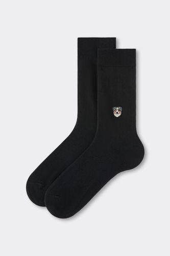 Men’s Dog Embroidered Socks Man Size TU - Calzedonia - Modalova