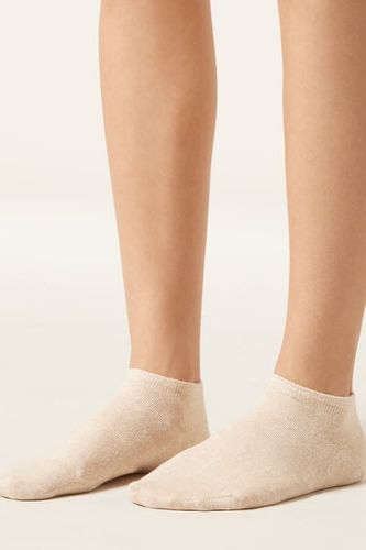 Unisex Cotton and Linen No-Show Socks Man Size 36-38 - Calzedonia - Modalova