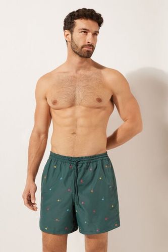 Men’s Patterned Swimming Trunks Formentera Man Size XL - Calzedonia - Modalova