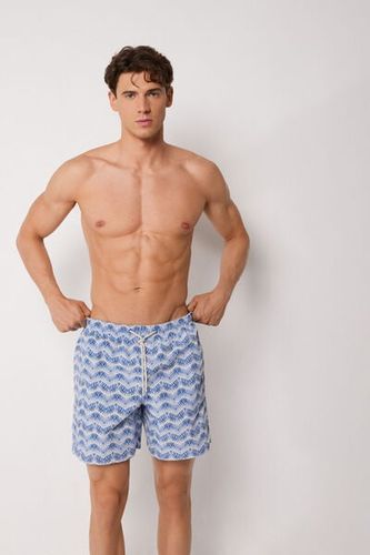 Men’s Patterned Swimming Trunks Formentera Man Size XXL - Calzedonia - Modalova