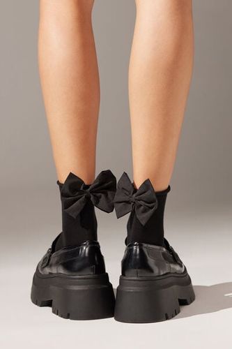 Short Socks with Bow Woman Size TU - Calzedonia - Modalova