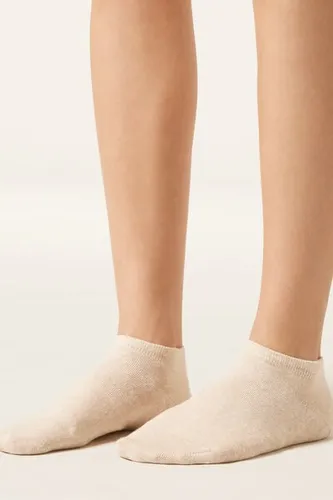 Unisex Cotton and Linen No-Show Socks Man Size 36-38 - Calzedonia - Modalova