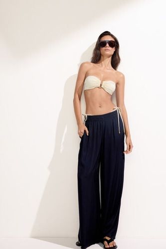 Shiny Satin Bandeau Bikini Top Woman Size 5 - Calzedonia - Modalova