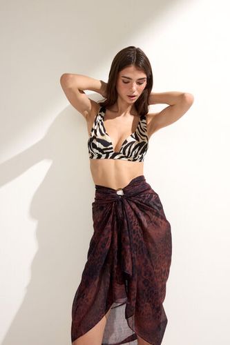 Padded Triangle Swimsuit Top Savannah Zebra Woman Size 4 - Calzedonia - Modalova