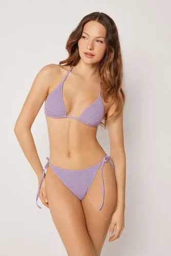 Removable Padding Triangle Swimsuit Top Crinkle Waves Woman Size 1 - Calzedonia - Modalova