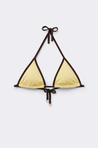 Triangle Swimsuit Top Bicolor Piping Woman Size 3 - Calzedonia - Modalova