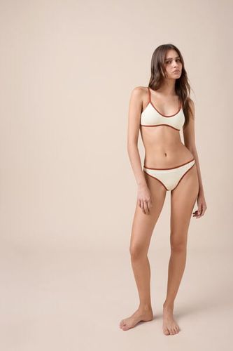 Swimsuit Bottom Bicolor Piping Woman Size M - Calzedonia - Modalova