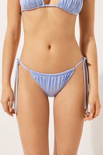 Shiny Satin Thong Swimsuit Bottoms Woman Size M/L - Calzedonia - Modalova