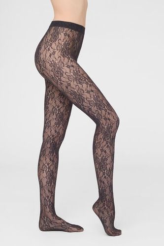 Floral Lace Tights Woman Size S - Calzedonia - Modalova