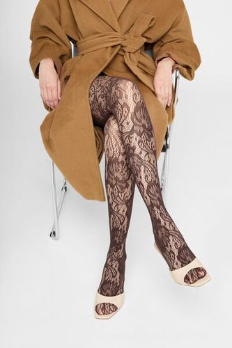 Floral Fishnet Tights Woman Size 3/4 - Calzedonia - Modalova