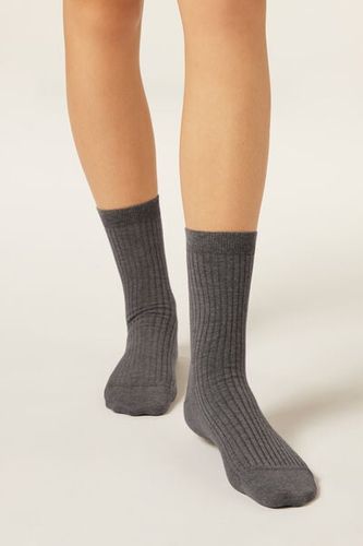Cashmere Blend Short Socks Woman Size 36-38 - Calzedonia - Modalova