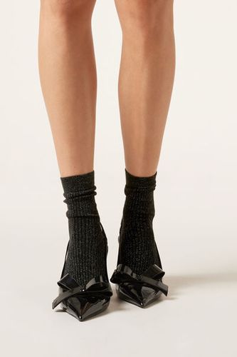 Ribbed Glitter Socks Woman Size TU - Calzedonia - Modalova