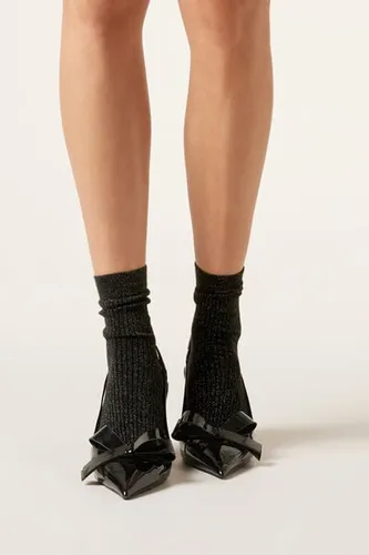 Ribbed Glitter Socks Woman Size TU - Calzedonia - Modalova