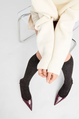 Glitter Long Socks with Cashmere Woman Size TU - Calzedonia - Modalova