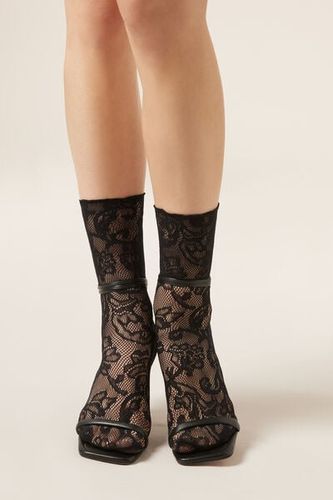 Floral Lace Socks Woman Size TU - Calzedonia - Modalova