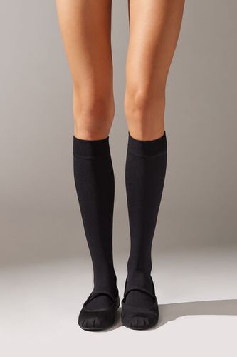 Ultra Opaque Thermal Knee-High Socks Woman Size TU - Calzedonia - Modalova