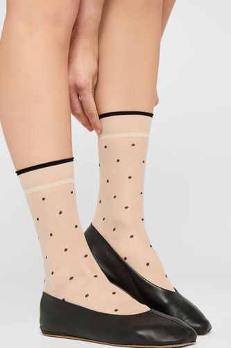 Elastic-Free Sheer Dotted Socks Woman Size TU - Calzedonia - Modalova