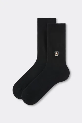 Men’s Dog Embroidered Socks Man Size TU - Calzedonia - Modalova