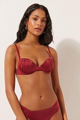 Shiny Satin Padded Push-Up Bikini Top Woman Size 1 - Calzedonia - Modalova
