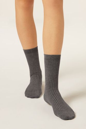 Cashmere Blend Short Socks Woman Size 36-38 - Calzedonia - Modalova