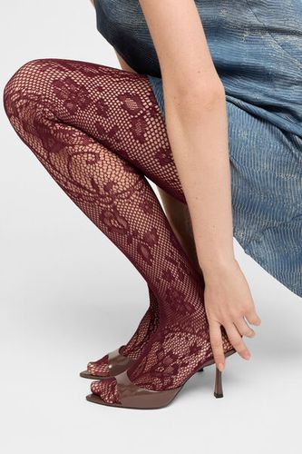 Liberty Floral Fishnet Tights Woman Size 1/2 - Calzedonia - Modalova