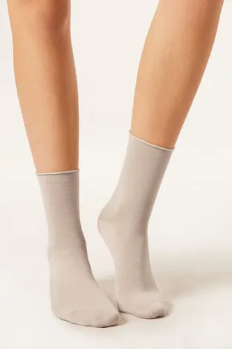 Wool and Cotton Short Socks Woman Size TU - Calzedonia - Modalova