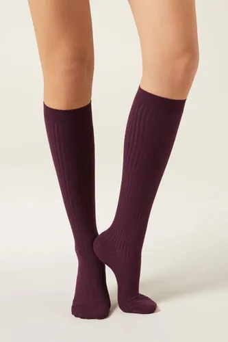 Long Ribbed Cashmere Socks Woman Size 39-41 - Calzedonia - Modalova