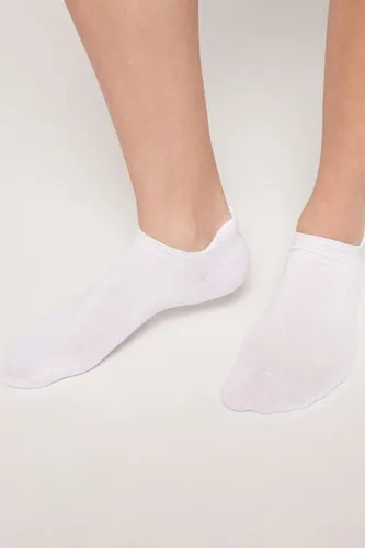 Unisex Cotton No-Show Socks with Back Tongue Man Size 37-39 - Calzedonia - Modalova