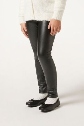 Girls’ Leather Effect Thermal Leggings Girl Size 11-12 - Calzedonia - Modalova