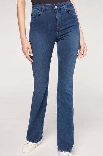 Flared Jeans Woman Blue Size XS - Calzedonia - Modalova