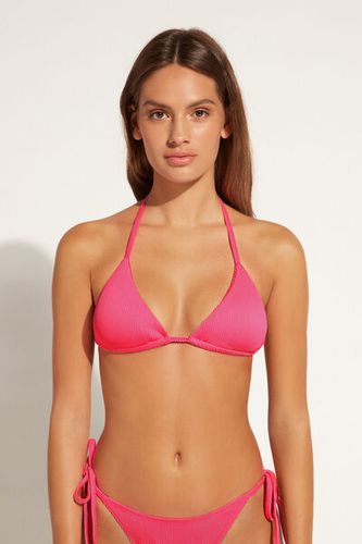 Triangle Slide String Swimsuit Top New York Woman Pink Size 4 - Calzedonia - Modalova