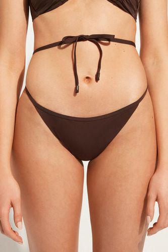 High-Cut Brazilian Swimsuit Bottom Islamorada Woman Brown Size 4 - Calzedonia - Modalova