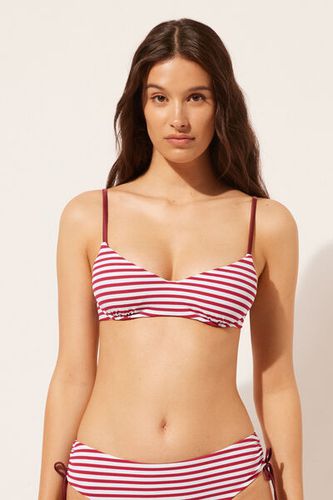 Removable Padding Tank-Style Swimsuit Top Nautical Stripes Woman Stripes Size 5 - Calzedonia - Modalova