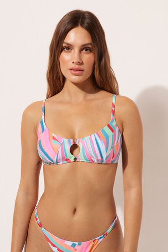 Lightly Padded Tank-Style Swimsuit Top Neon Summer Woman Multicolor Size 3 - Calzedonia - Modalova