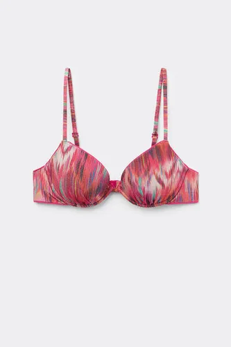 Push Up Swimsuit Top Multicolor Ethnic Woman Red Size 5 - Calzedonia - Modalova