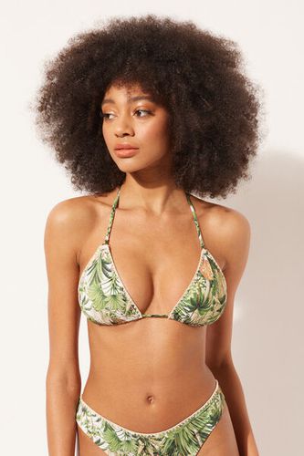 Removable Padding Triangle Swimsuit Top Savage Tropics Woman Size 3 - Calzedonia - Modalova