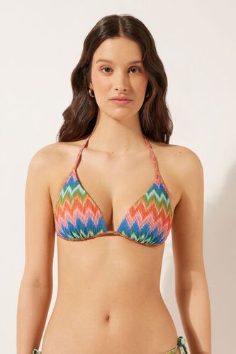 Padded Push-Up Swimsuit Top Elegant Chevron Woman Size 1 - Calzedonia - Modalova