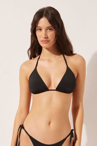 Side Triangle Bikini Top Indonesia Woman Black Size 4 - Calzedonia - Modalova