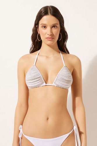 Silver Sparkle Top Woman White Size 2 - Calzedonia - Modalova