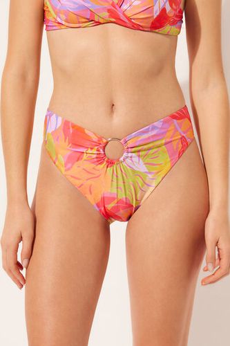 High-Waisted Swimsuit Bottoms Tropical Pop Woman Multicolor Size L - Calzedonia - Modalova