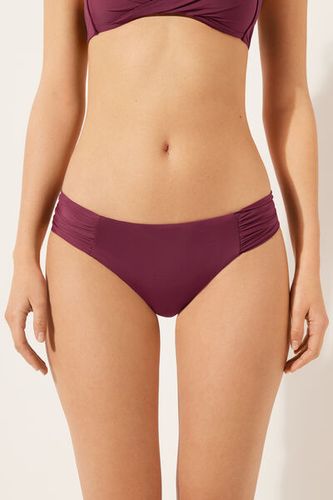 Draped Swimsuit Bottom Indonesia Woman Burgundy Size M - Calzedonia - Modalova