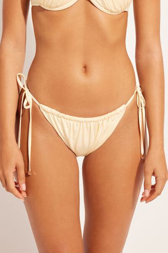 String Swimsuit Bottom Shiny Satin Woman Size L - Calzedonia - Modalova