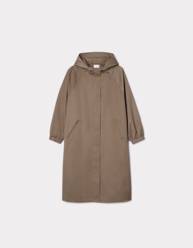 Parka longue à capuche - taupe - celio - Modalova