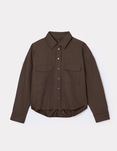 Blouson court avec intérieur matelassé - marron foncé - celio - Modalova